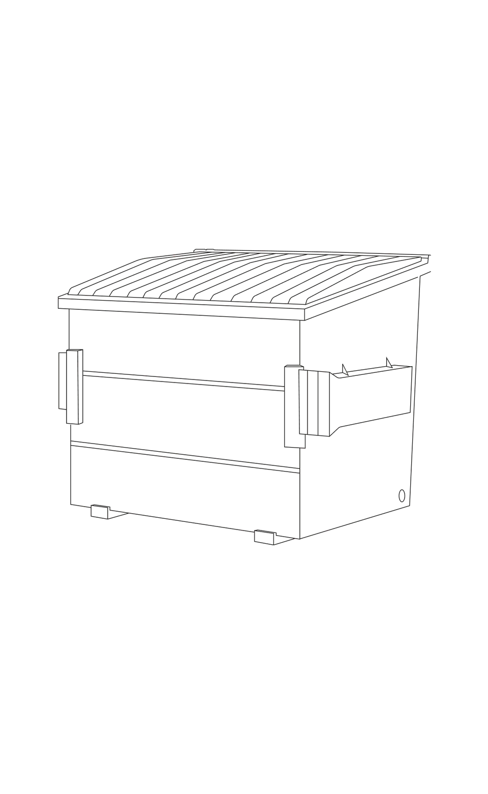 4 yard dumpster