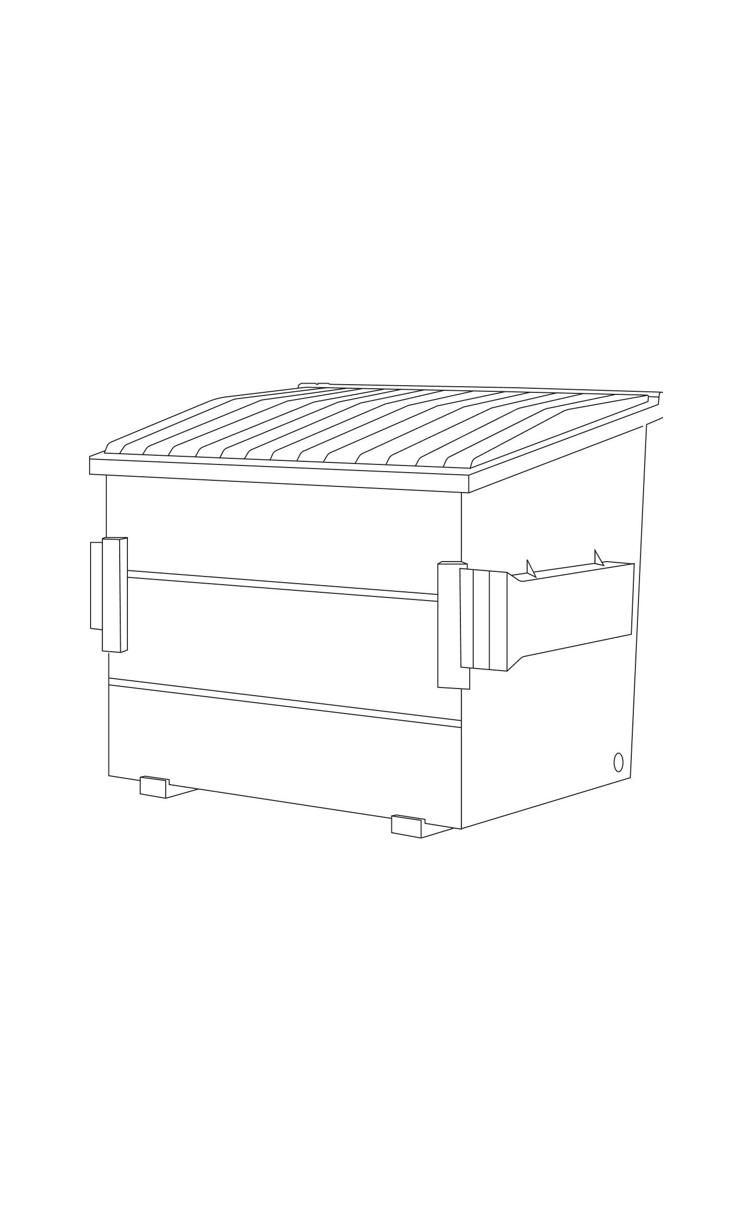 4 yard dumpster