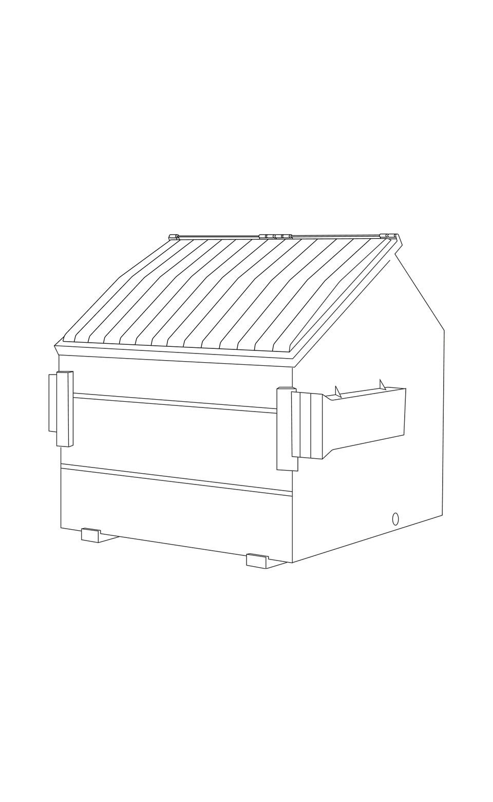 6 yard dumpster