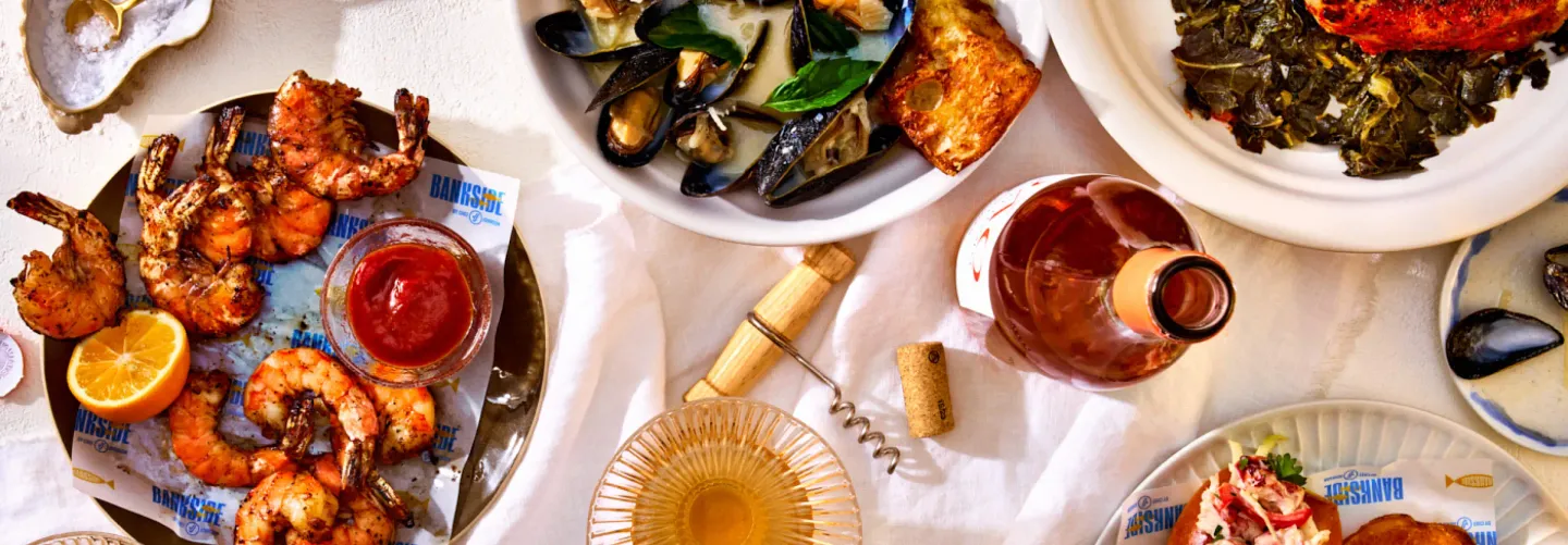 A table of mixed dishes